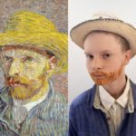 Patryk B. kl VII a, Vincent van Gogh, Autoportret w słomkowym kapeluszu